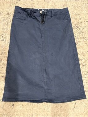 Inherit Remi Navy Midi Skirt